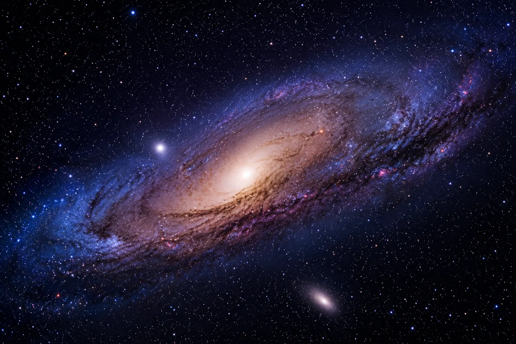 Cielo nocturno lleno de estrellas sobre un paisaje natural